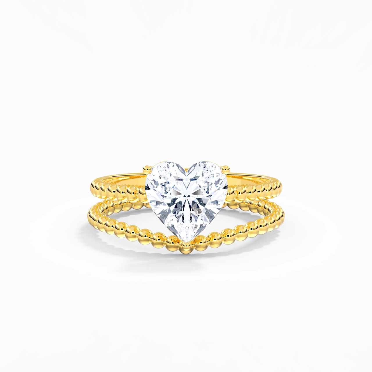 2.00ct Moissanite Wedding Ring Set 14K Gold