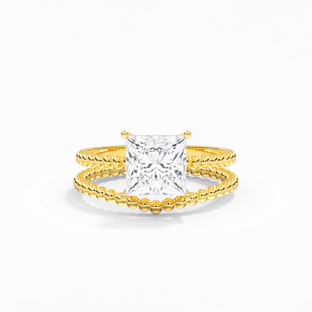 2.00ct Moissanite Wedding Ring Set 14K Gold
