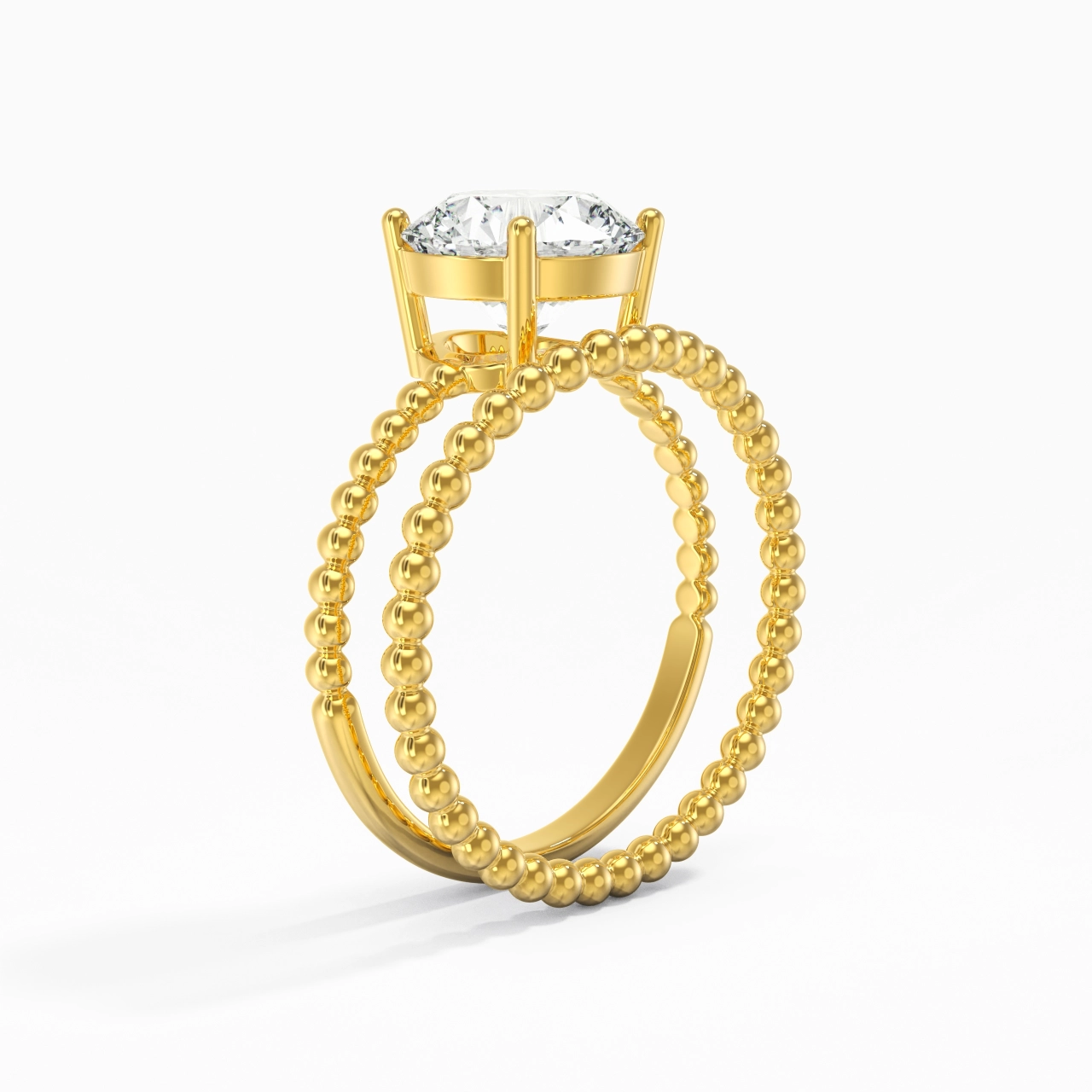 2.00ct Moissanite Wedding Ring Set 14K Gold