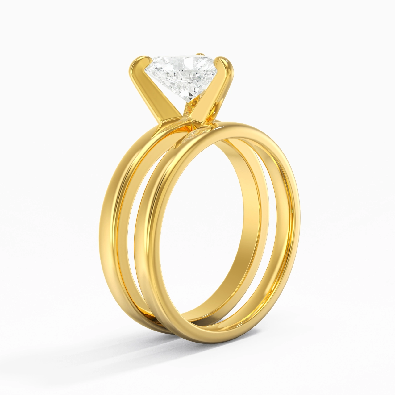 Plated Simple Bridal Set