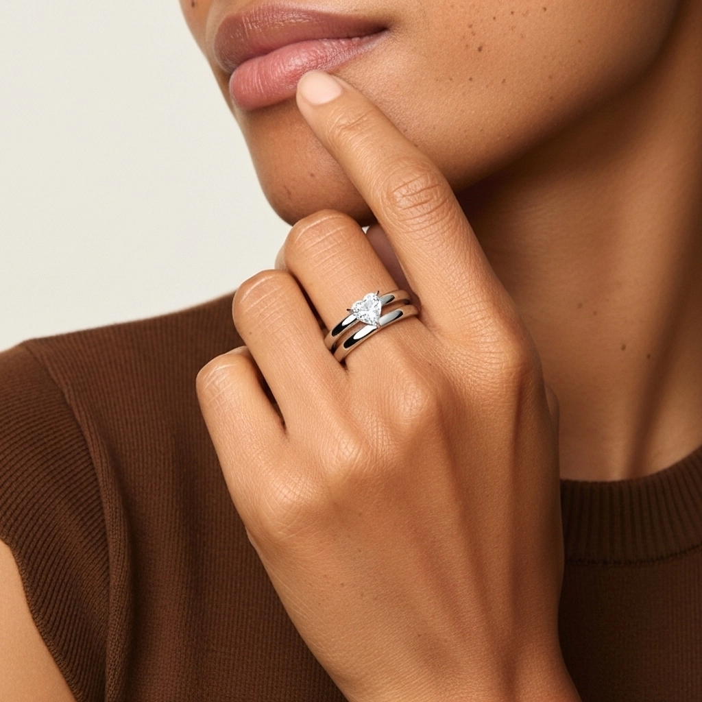 Plated Simple Bridal Set