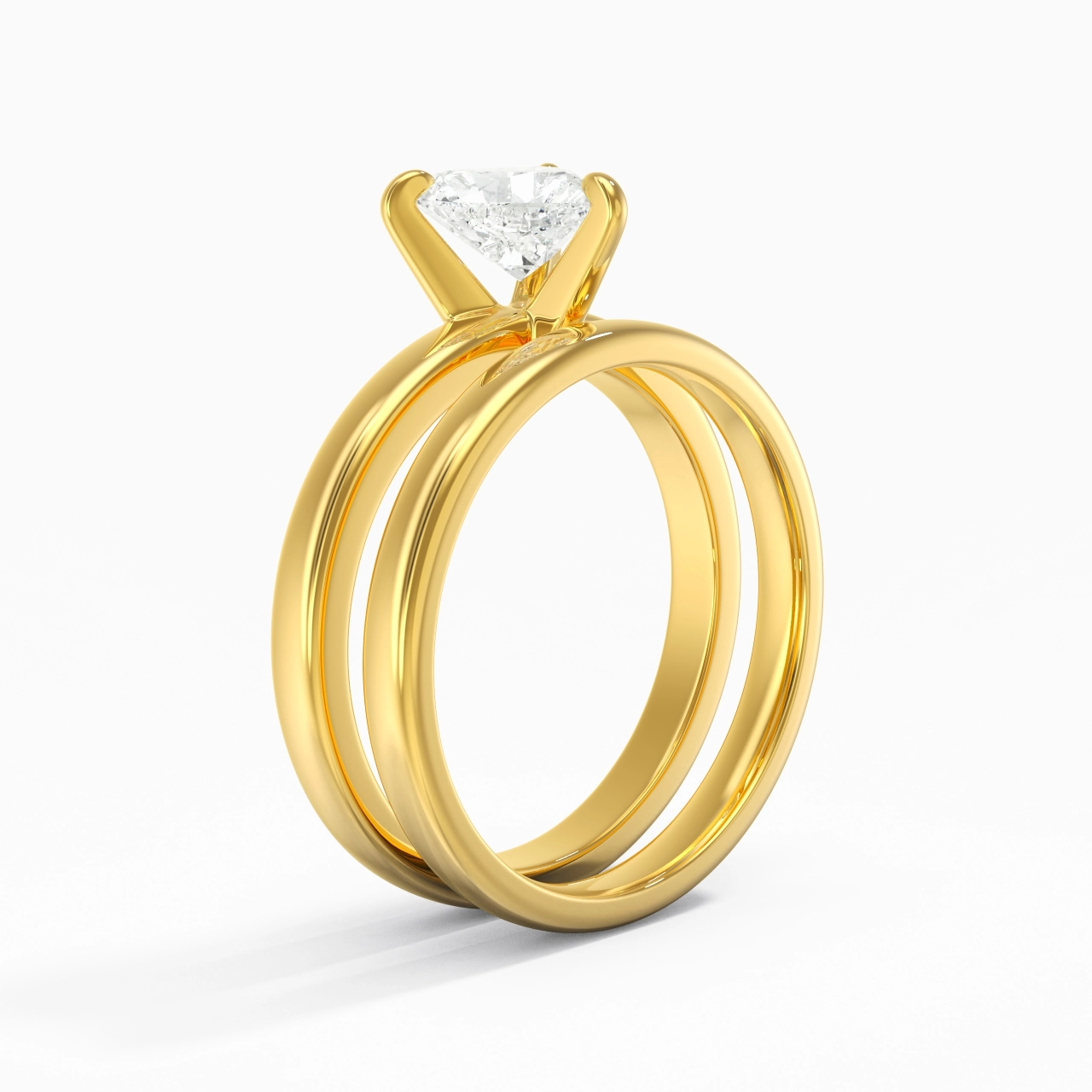 Plated Simple Bridal Set