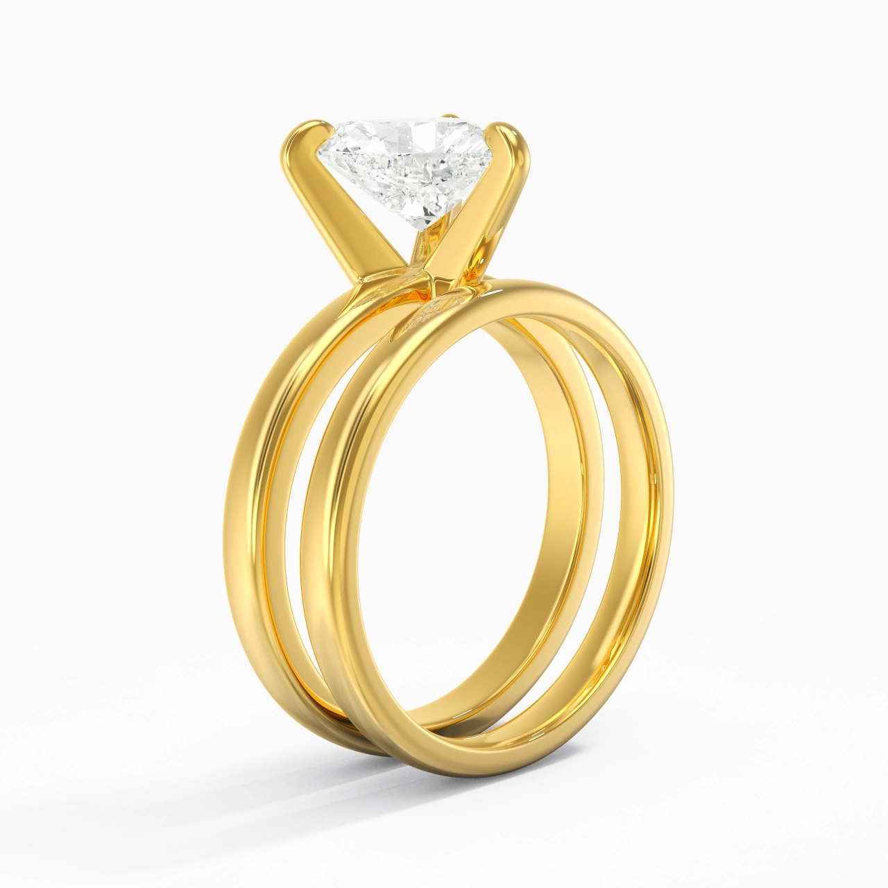 Plated Simple Bridal Set