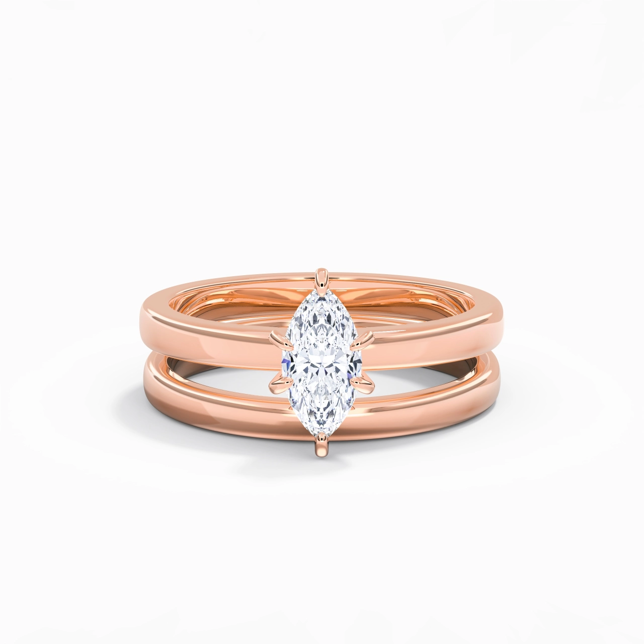Plated Simple Bridal Set