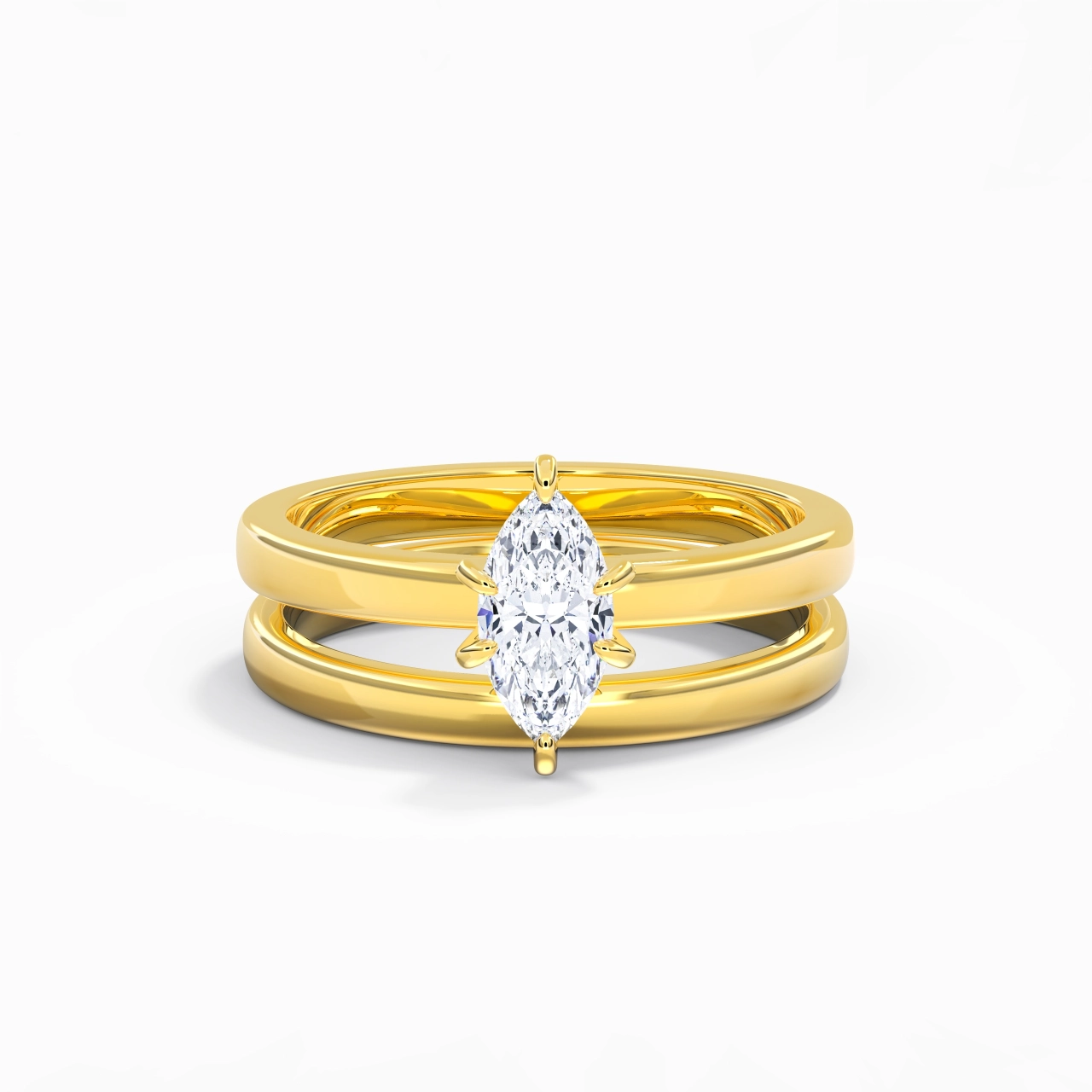 Plated Simple Bridal Set