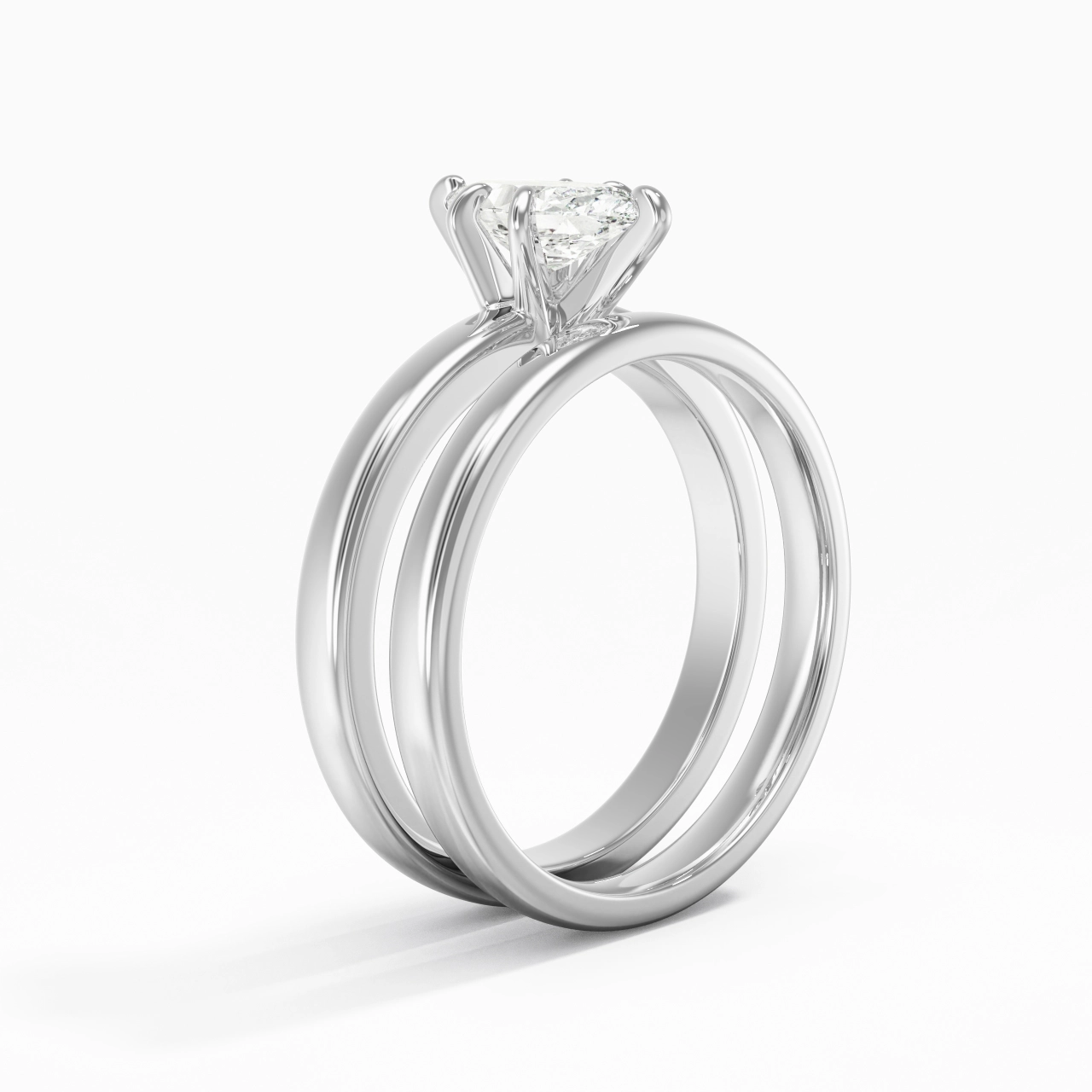 Plated Simple Bridal Set