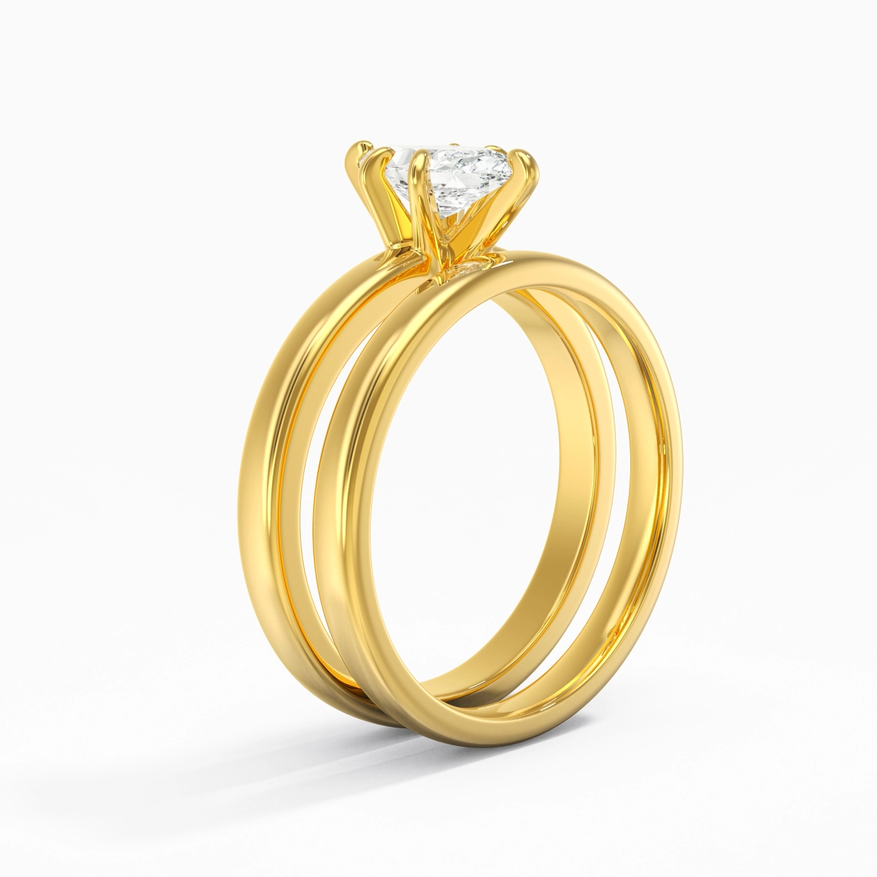 Plated Simple Bridal Set