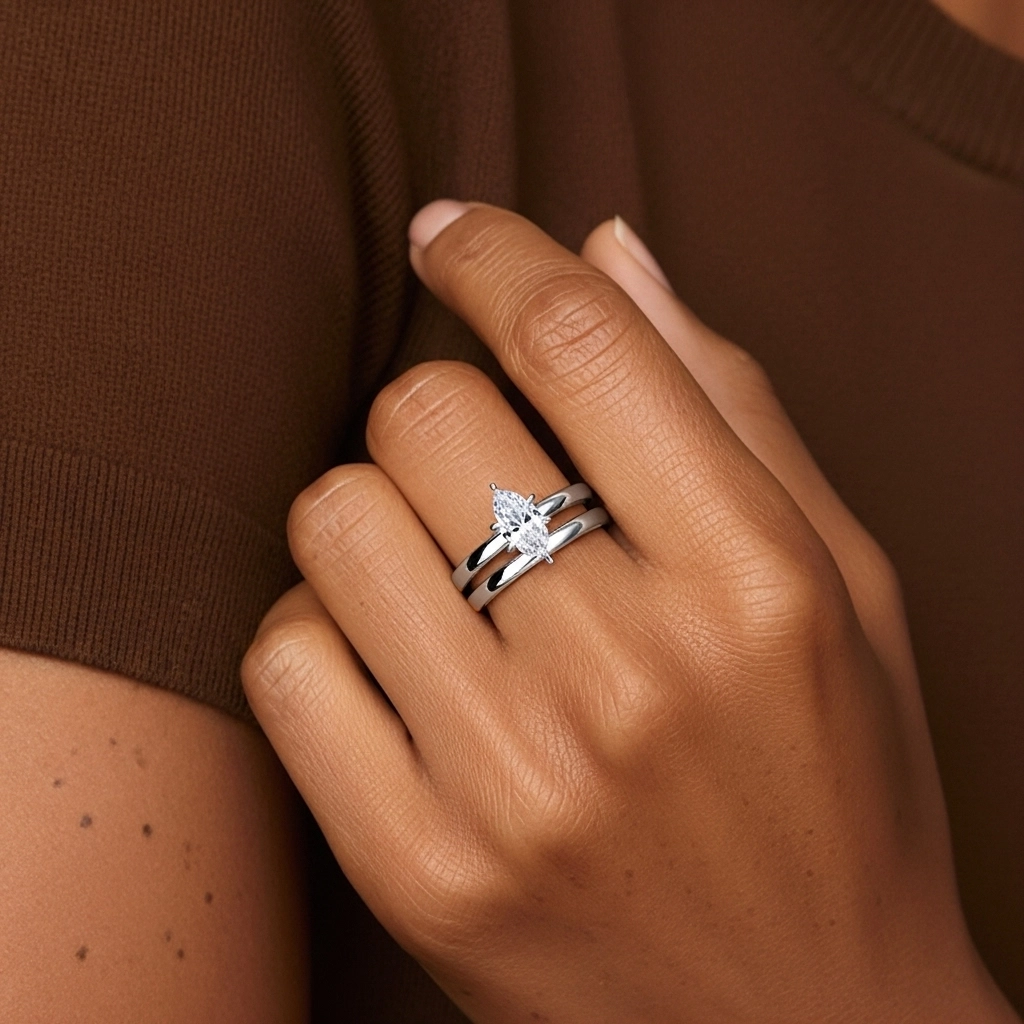 Plated Simple Bridal Set