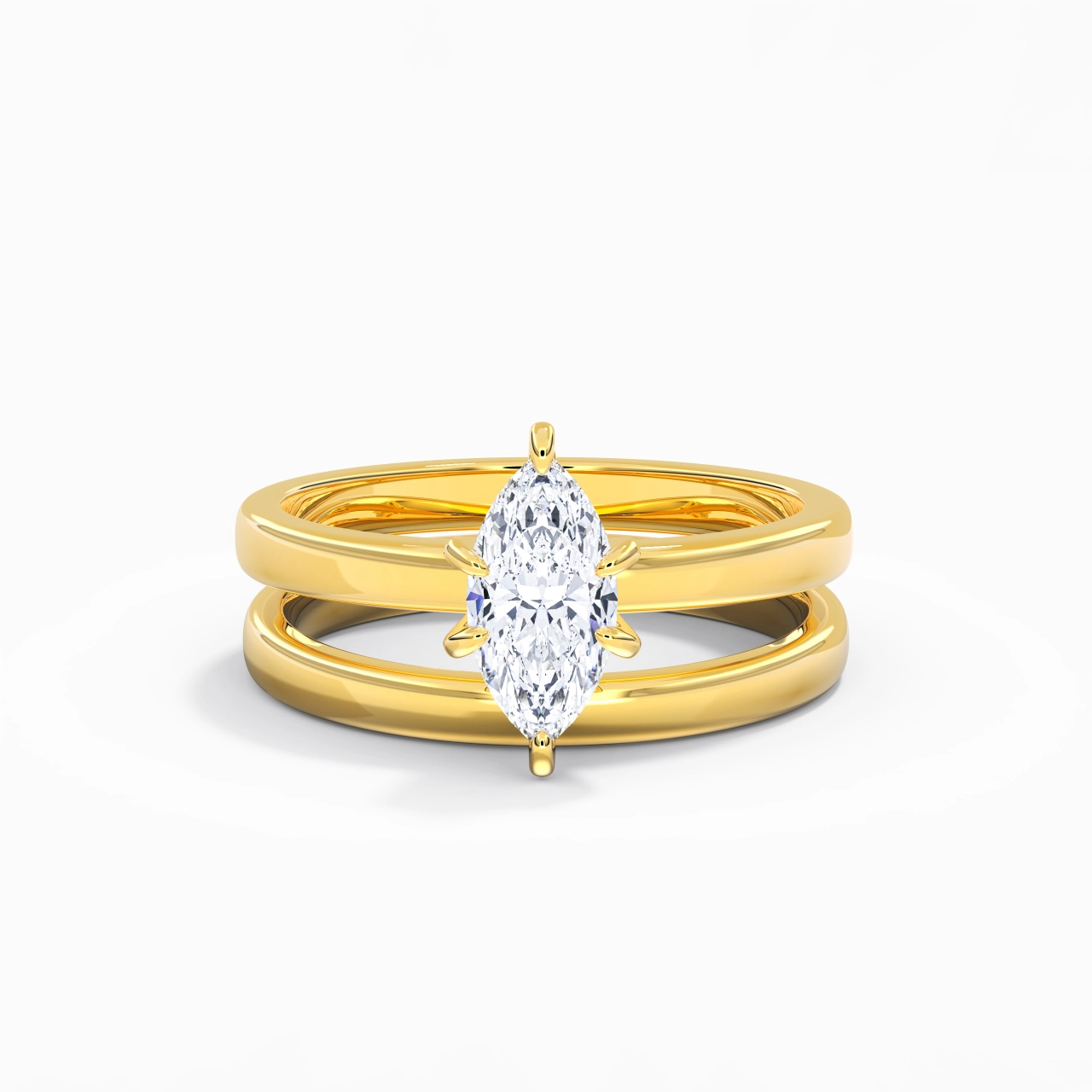 Plated Simple Bridal Set