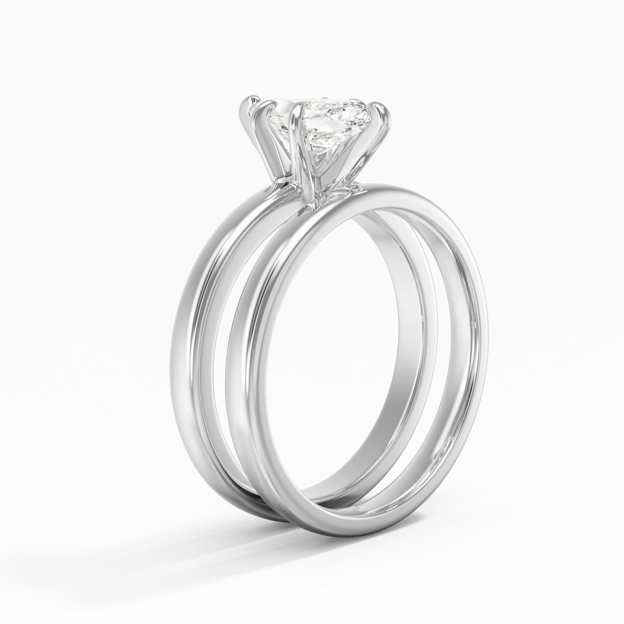Plated Simple Bridal Set