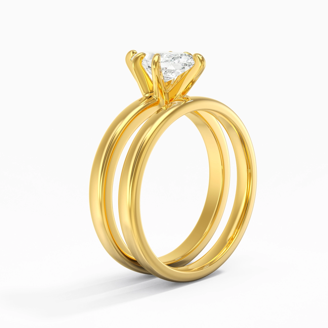 Plated Simple Bridal Set