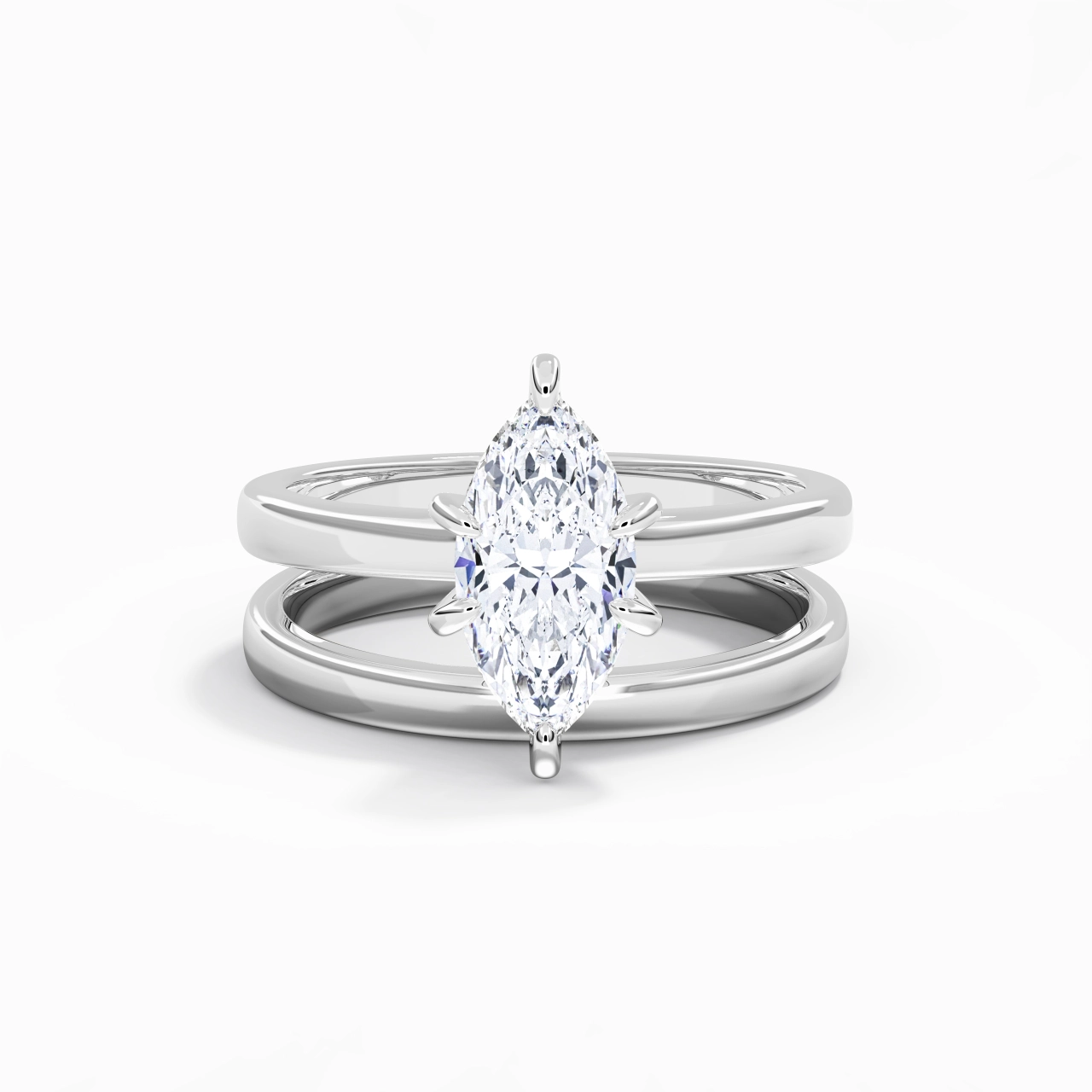 Plated Simple Bridal Set