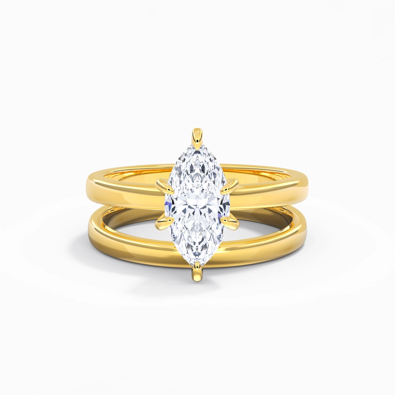 Plated Simple Bridal Set
