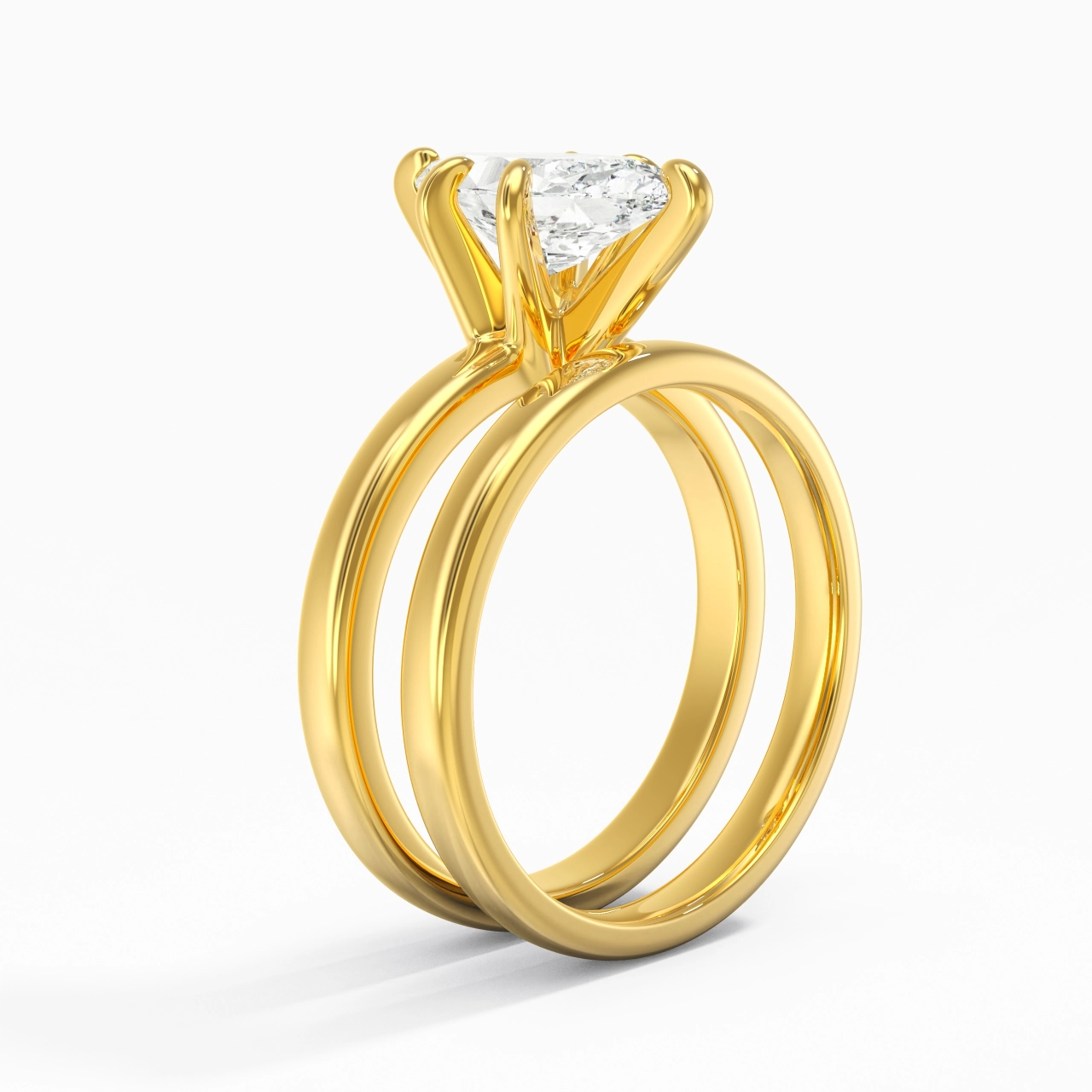 Plated Simple Bridal Set