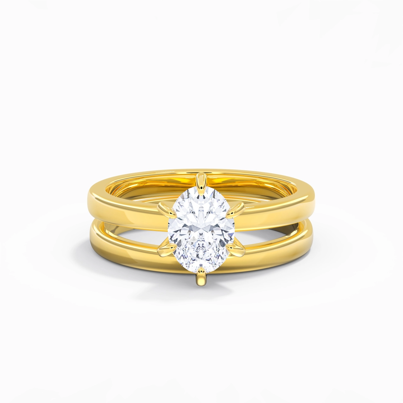 Plated Simple Bridal Set
