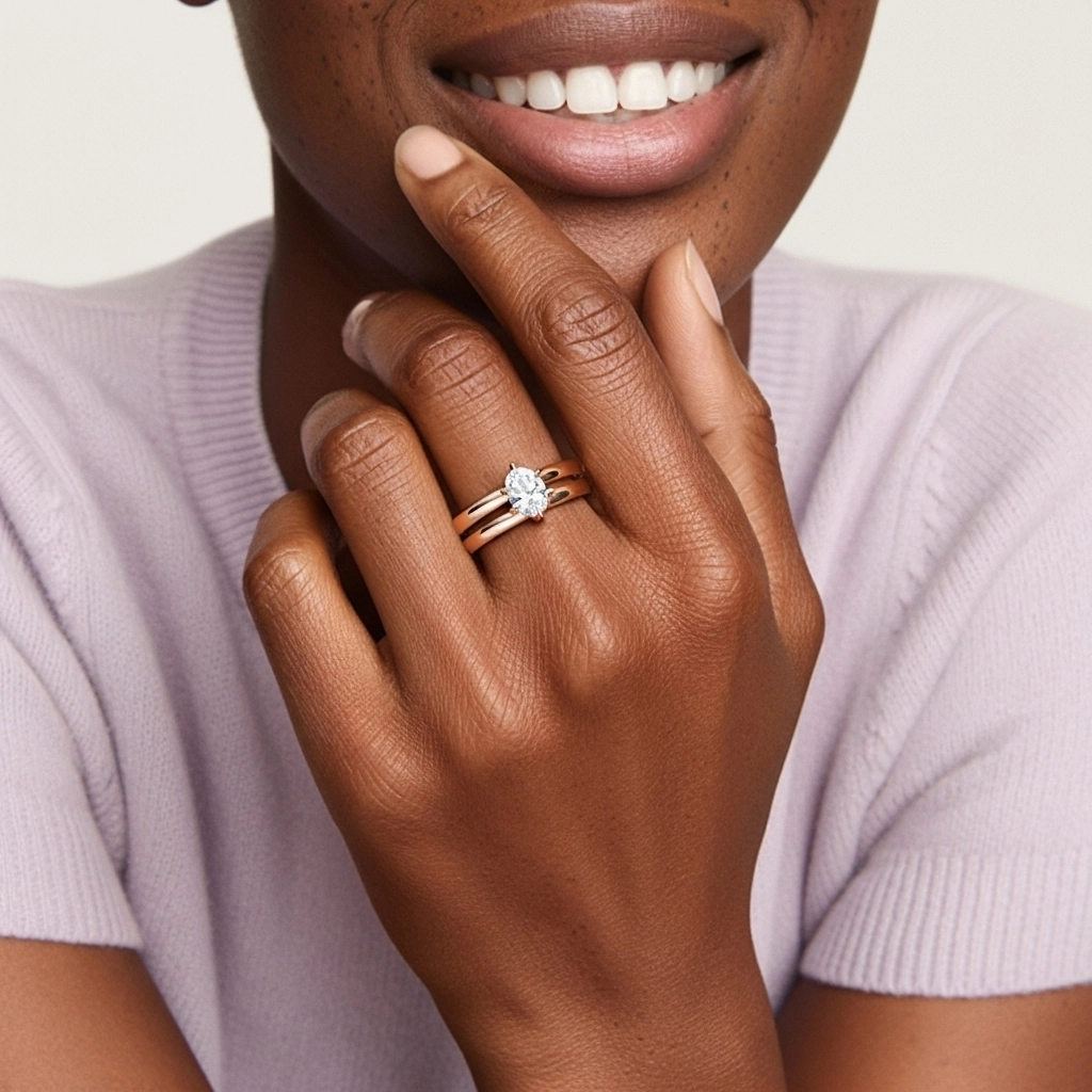 Plated Simple Bridal Set