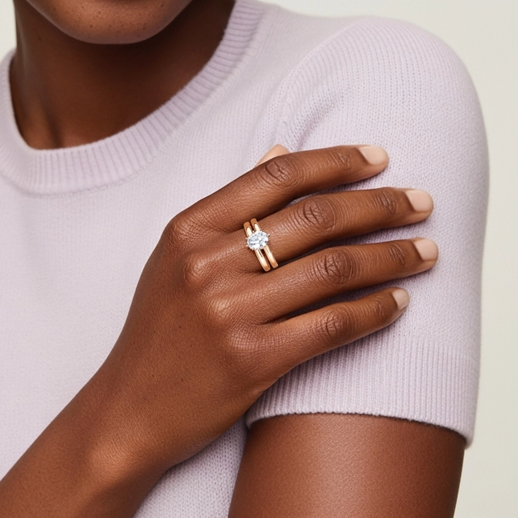 Plated Simple Bridal Set