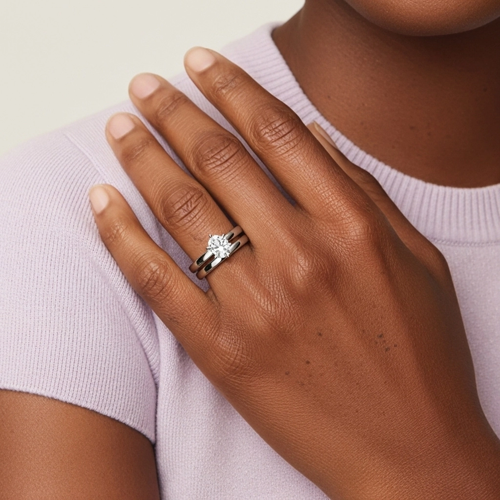 Plated Simple Bridal Set