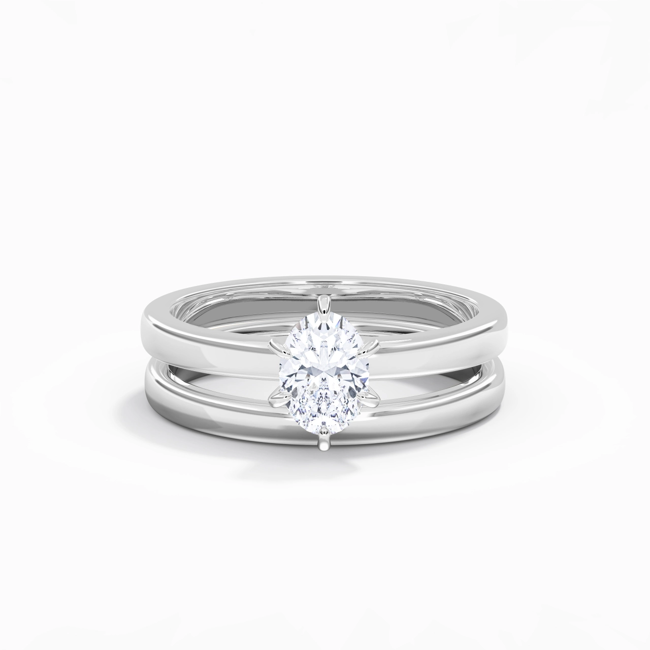 Plated Simple Bridal Set