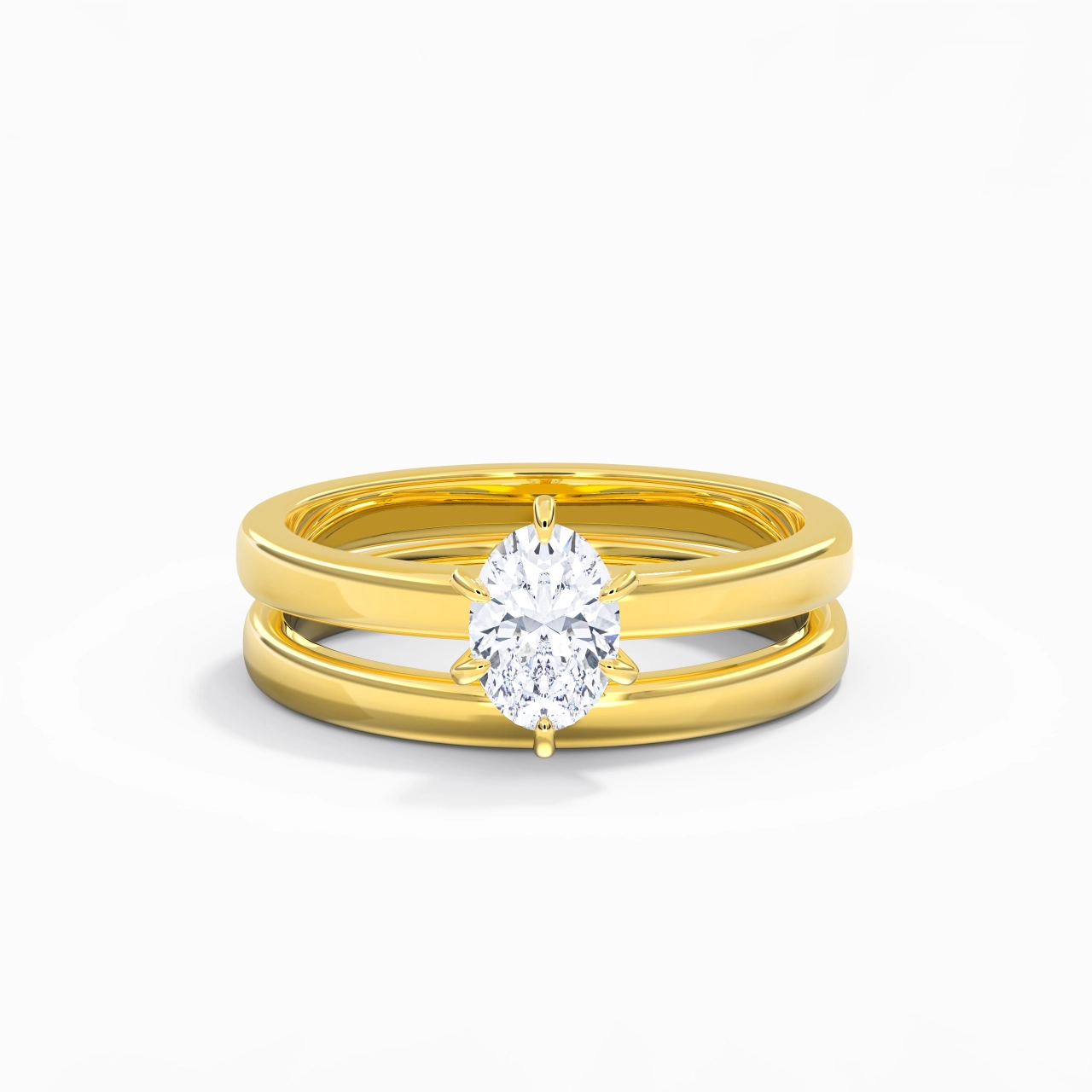 Plated Simple Bridal Set