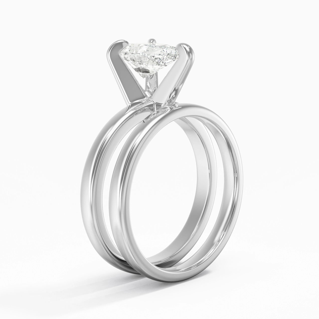Plated Simple Bridal Set