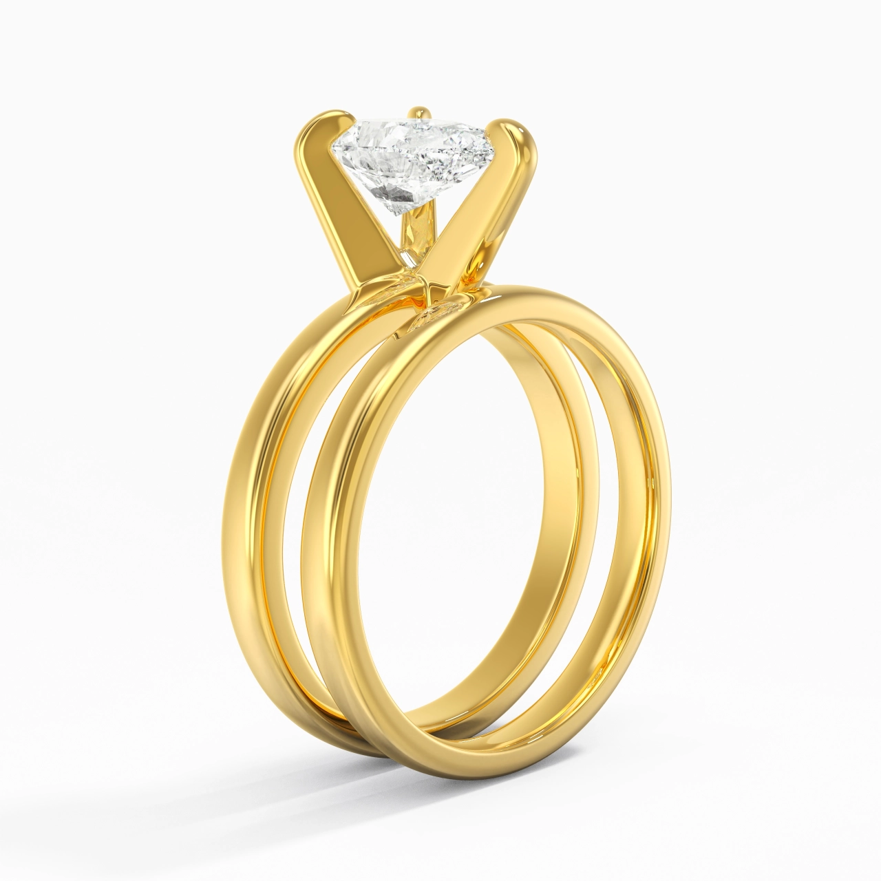 Plated Simple Bridal Set