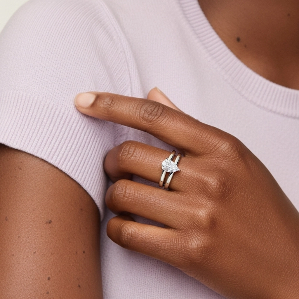 Plated Simple Bridal Set