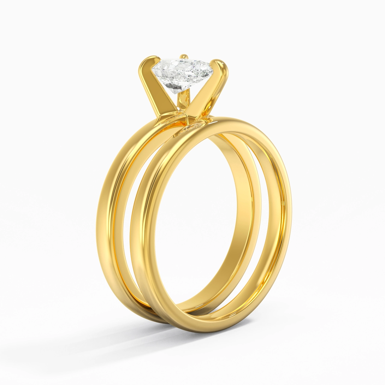 Plated Simple Bridal Set