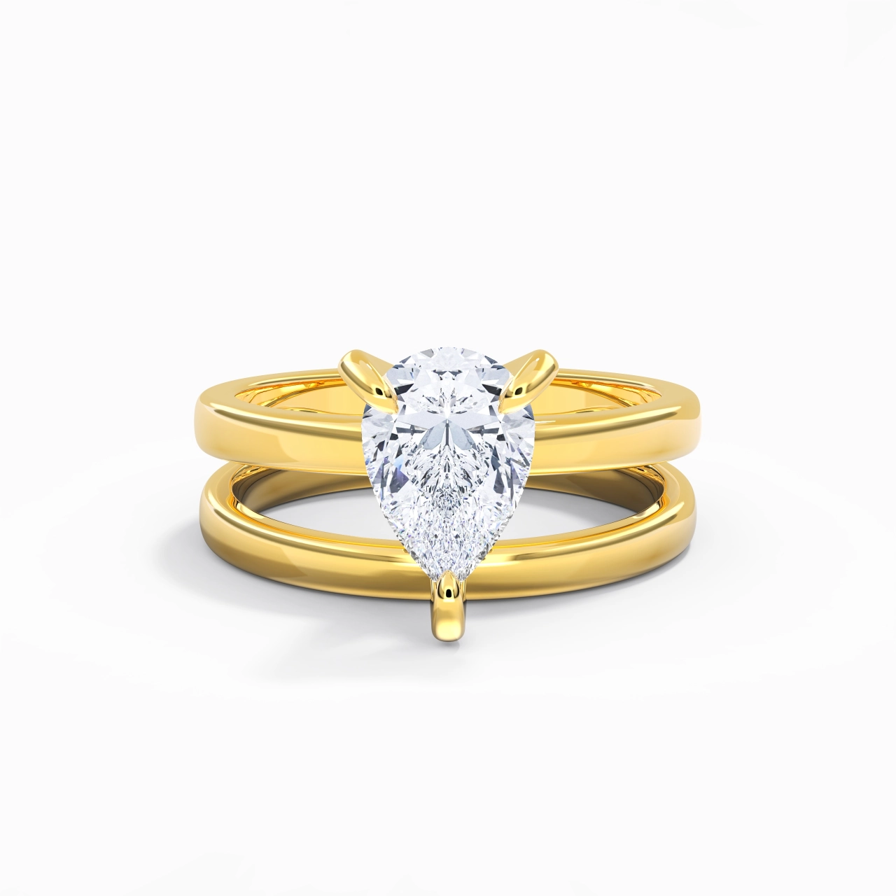 Plated Simple Bridal Set
