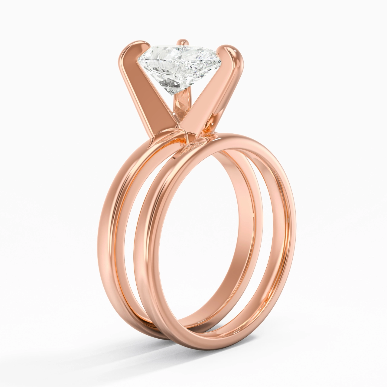 Plated Simple Bridal Set