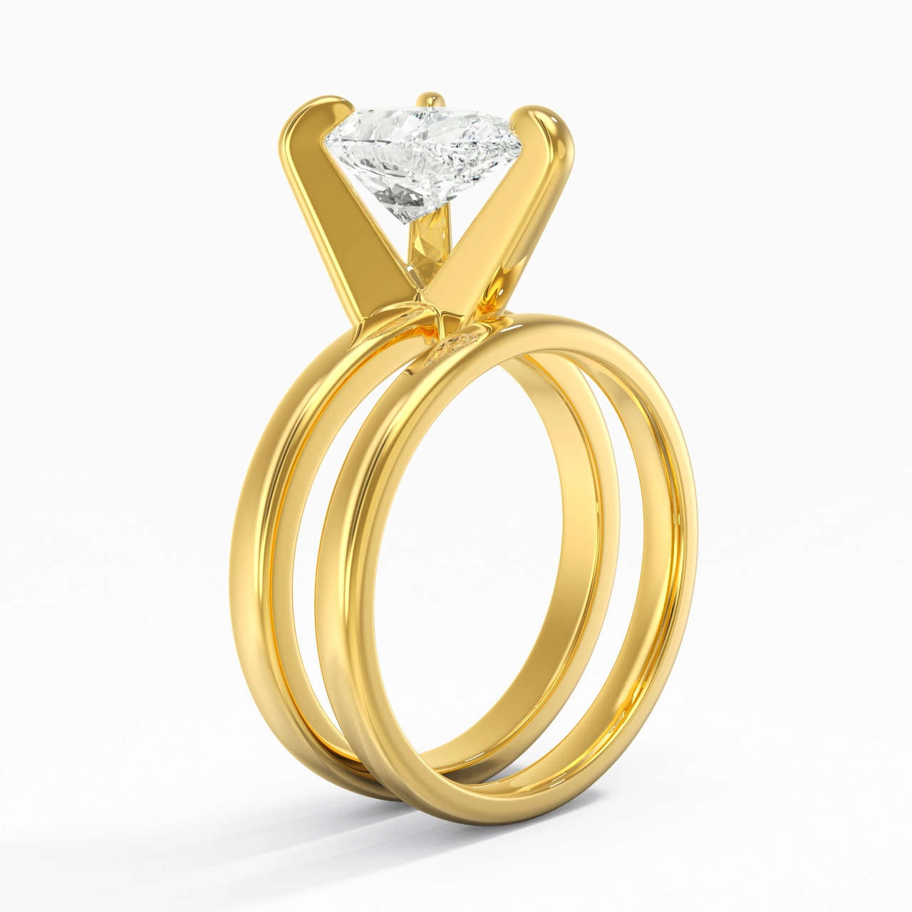 Plated Simple Bridal Set