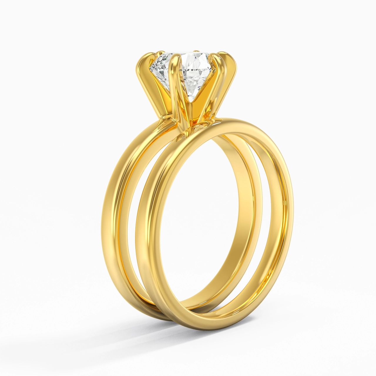 Plated Simple Bridal Set