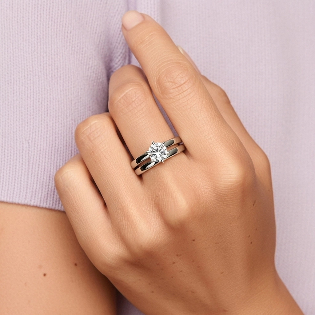 Plated Simple Bridal Set