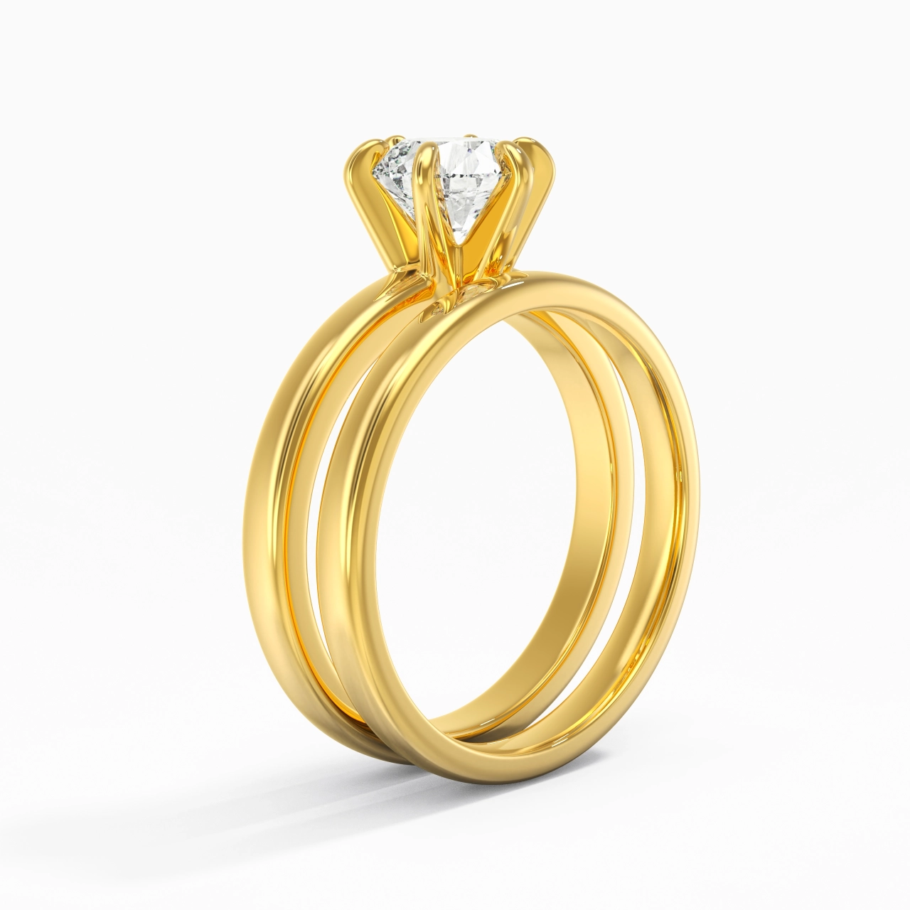 Plated Simple Bridal Set