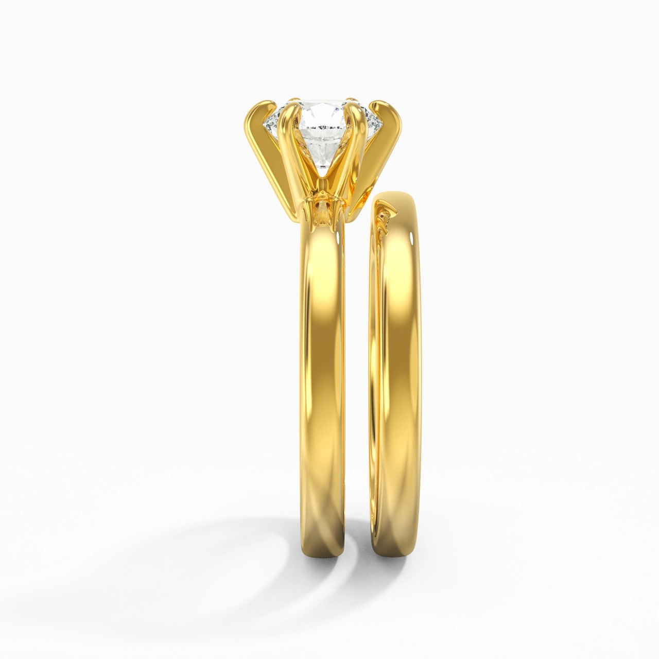 Plated Simple Bridal Set