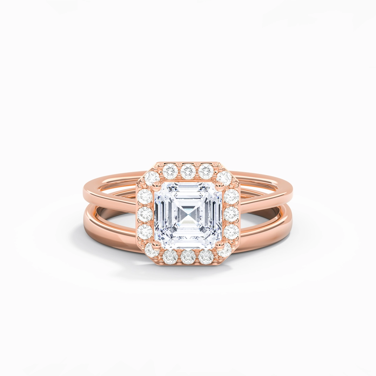 Plated Art Deco Bridal Set