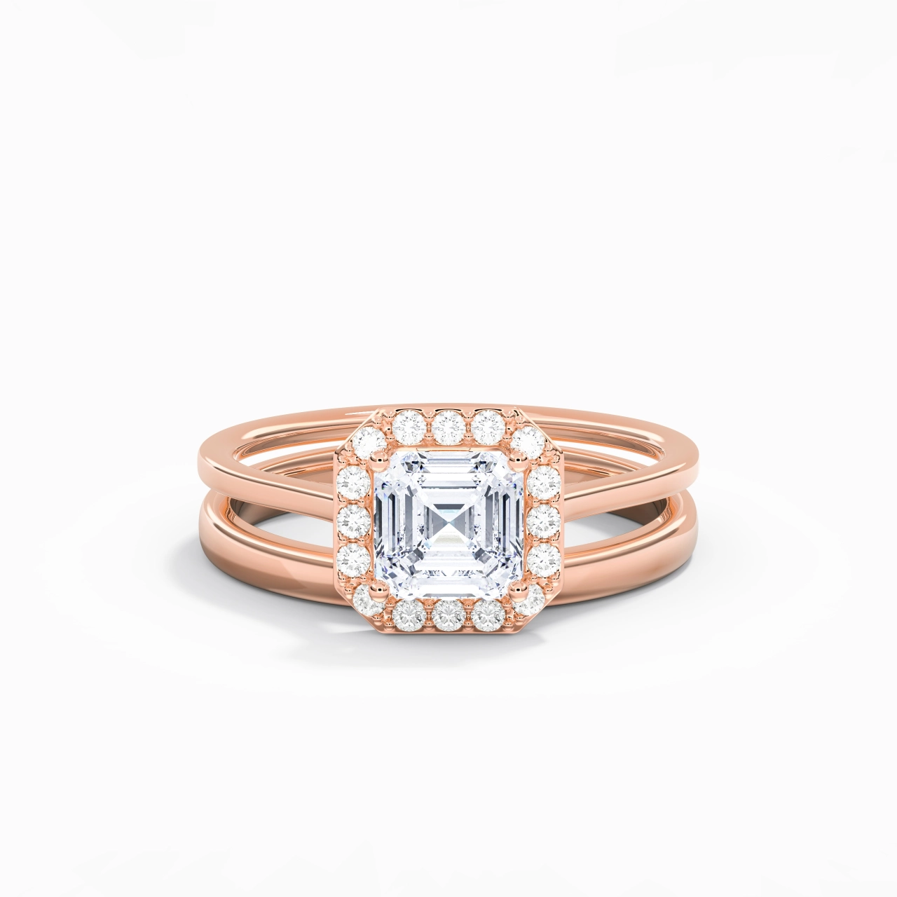 Plated Art Deco Bridal Set