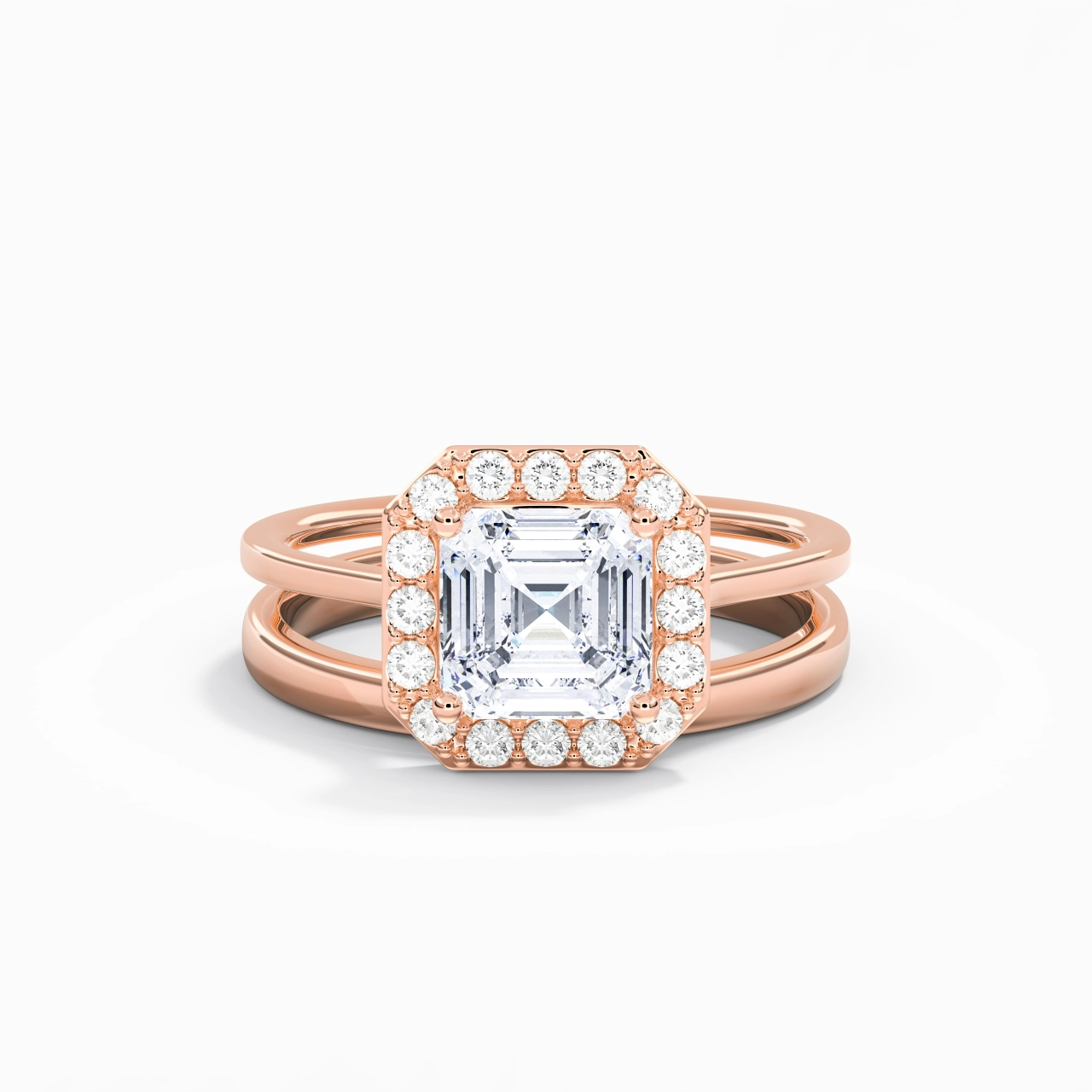 Plated Art Deco Bridal Set