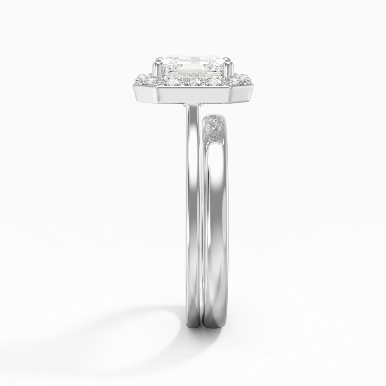 Plated Art Deco Bridal Set