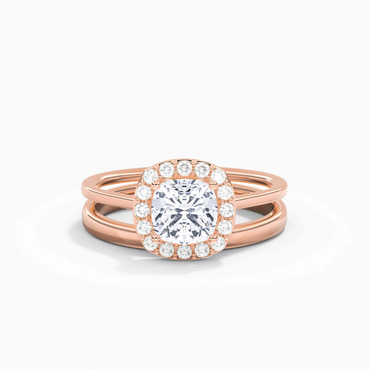 Plated Art Deco Bridal Set