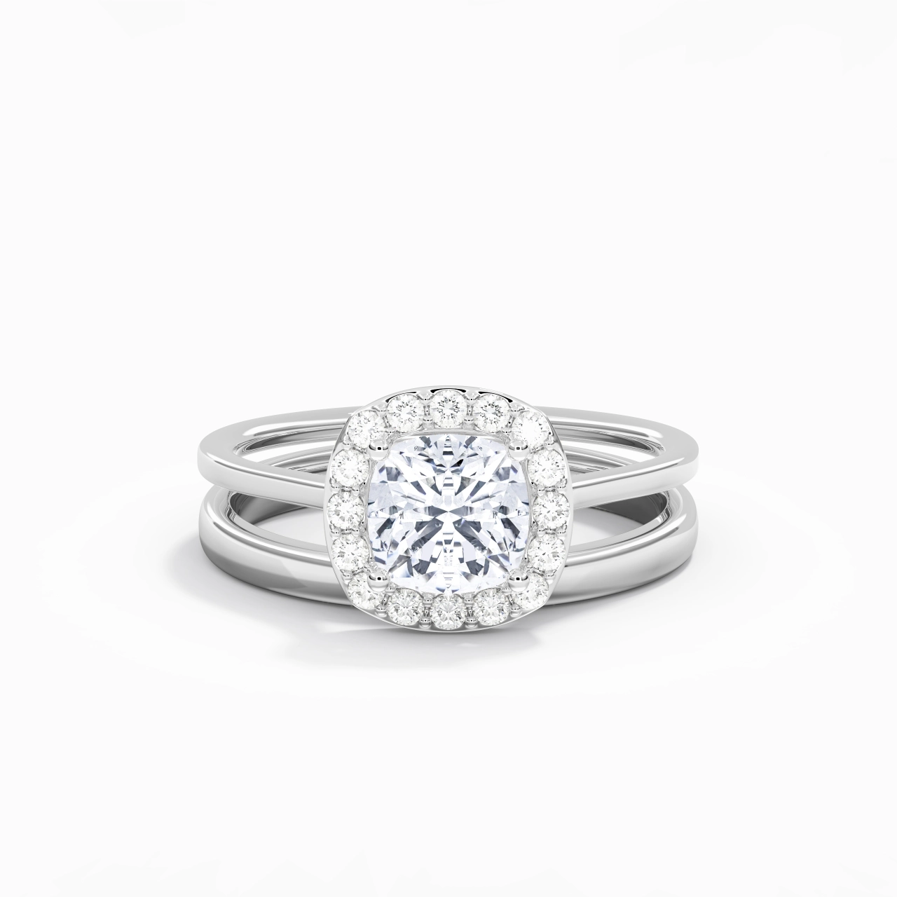 Plated Art Deco Bridal Set