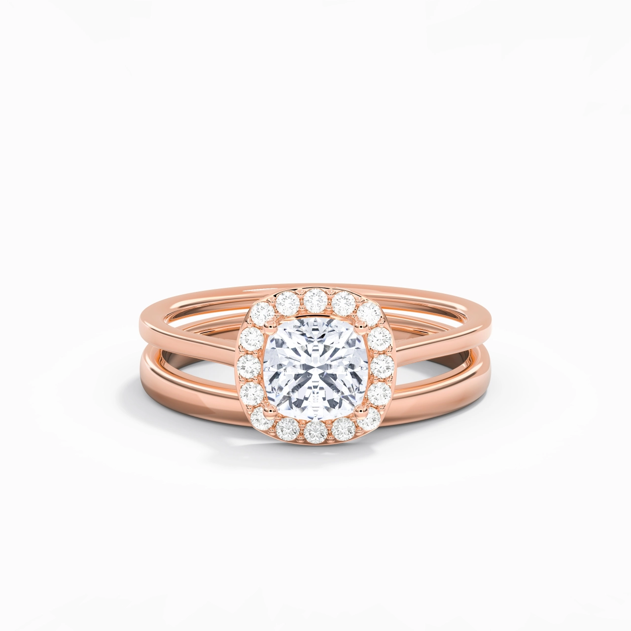 Plated Art Deco Bridal Set