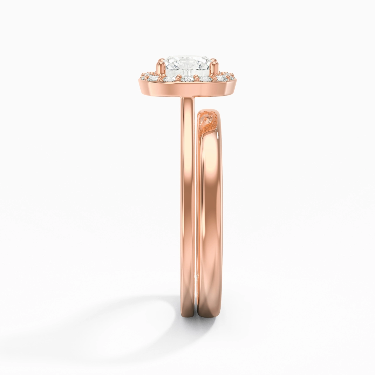 Plated Art Deco Bridal Set