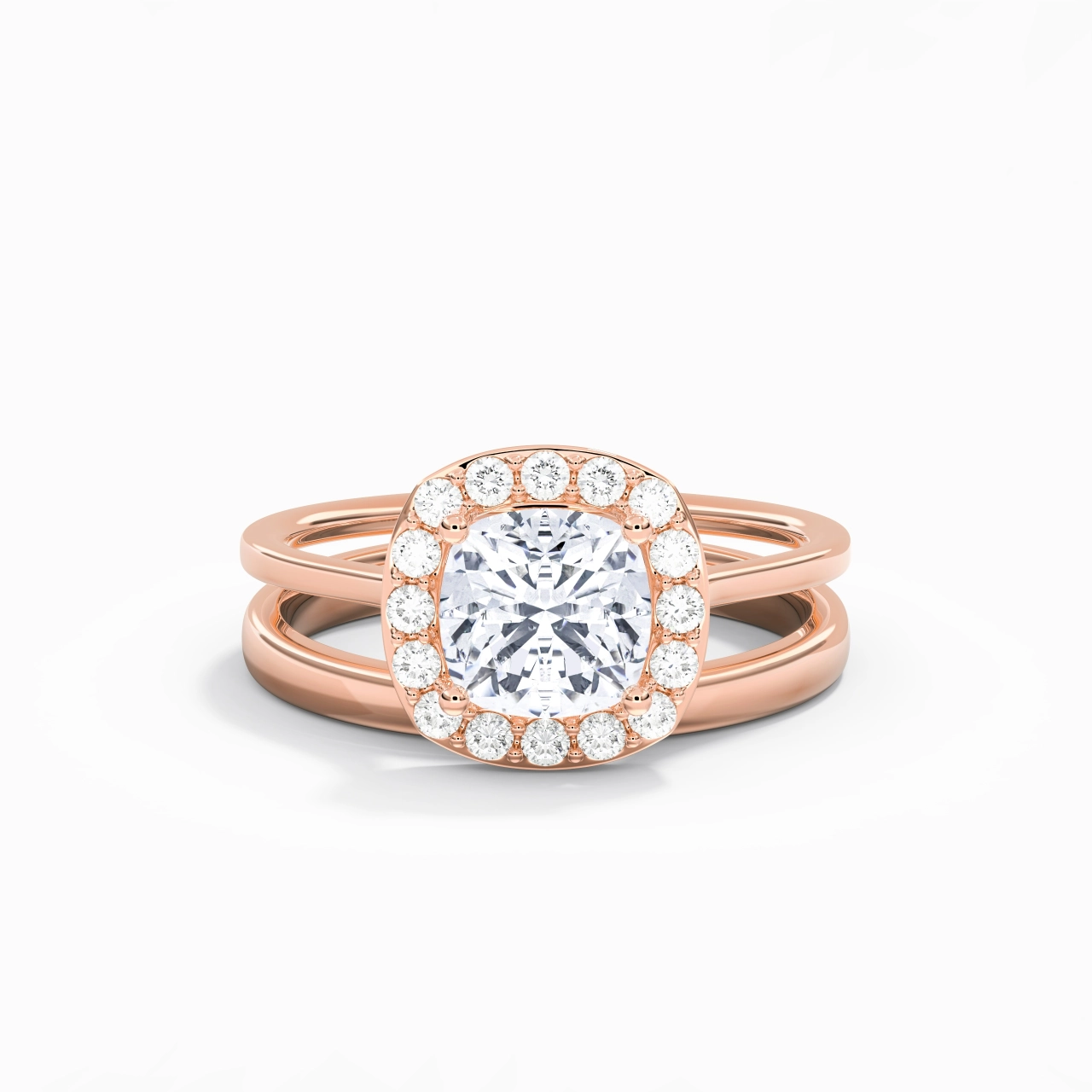 Plated Art Deco Bridal Set