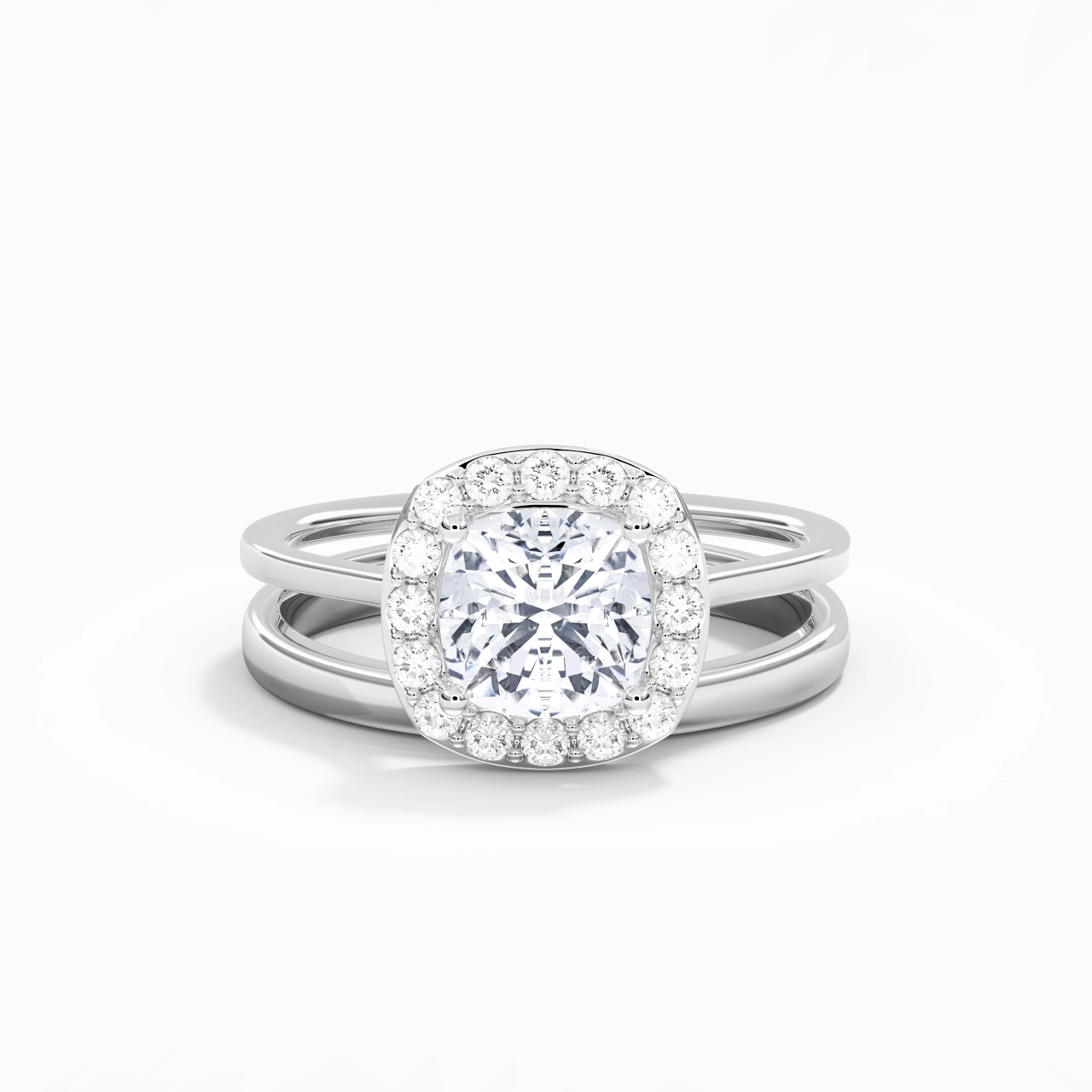 Plated Art Deco Bridal Set