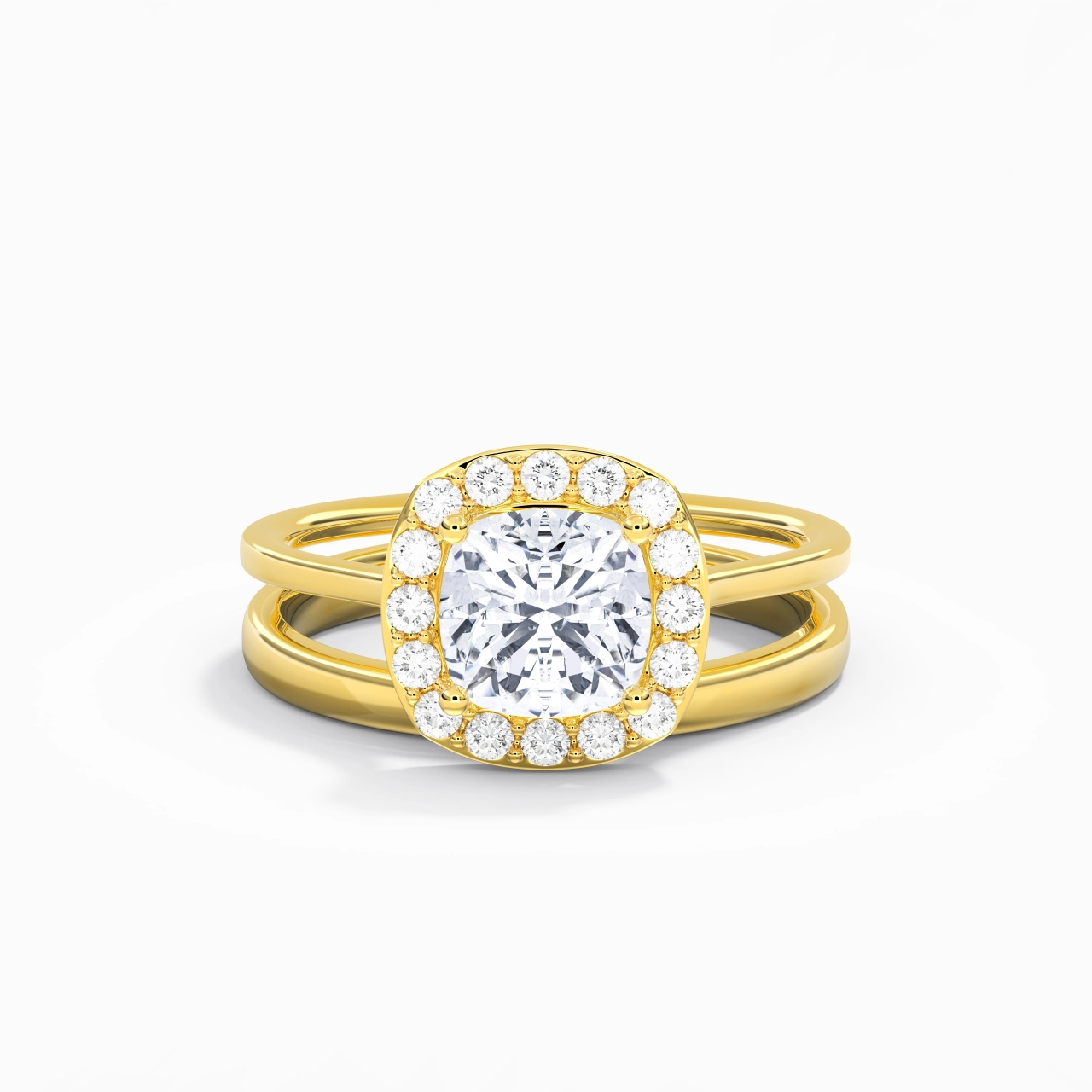 Plated Art Deco Bridal Set