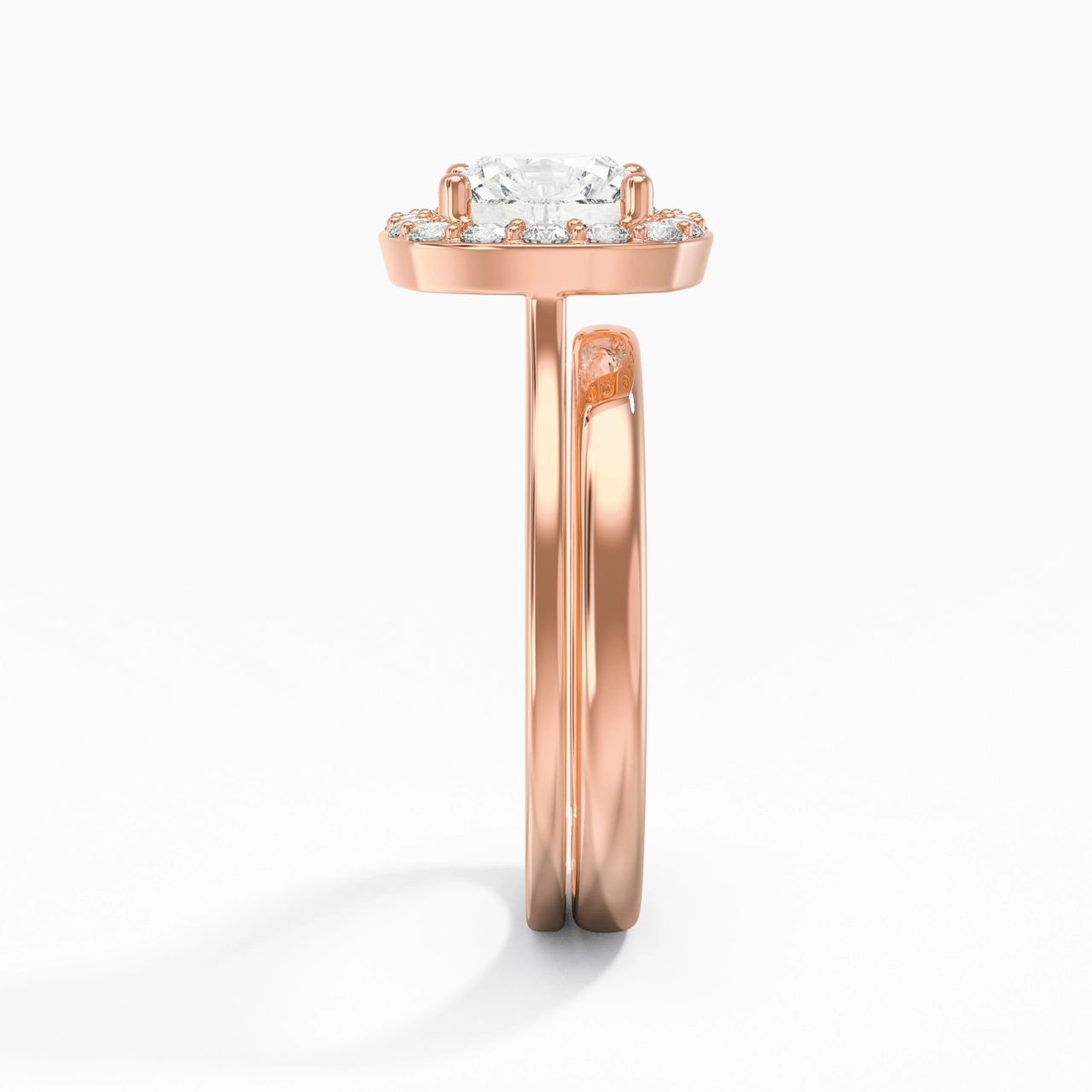 Plated Art Deco Bridal Set