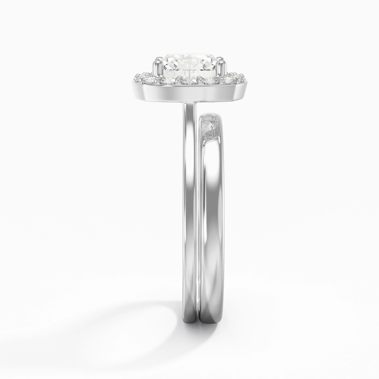 Plated Art Deco Bridal Set