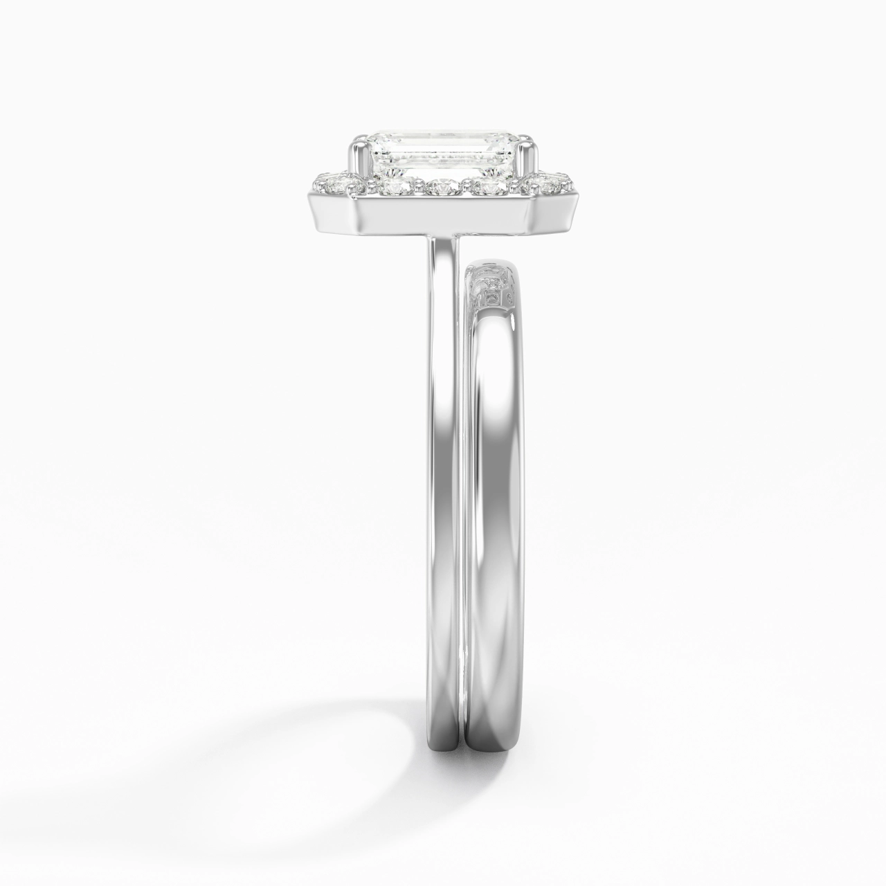 Plated Art Deco Bridal Set