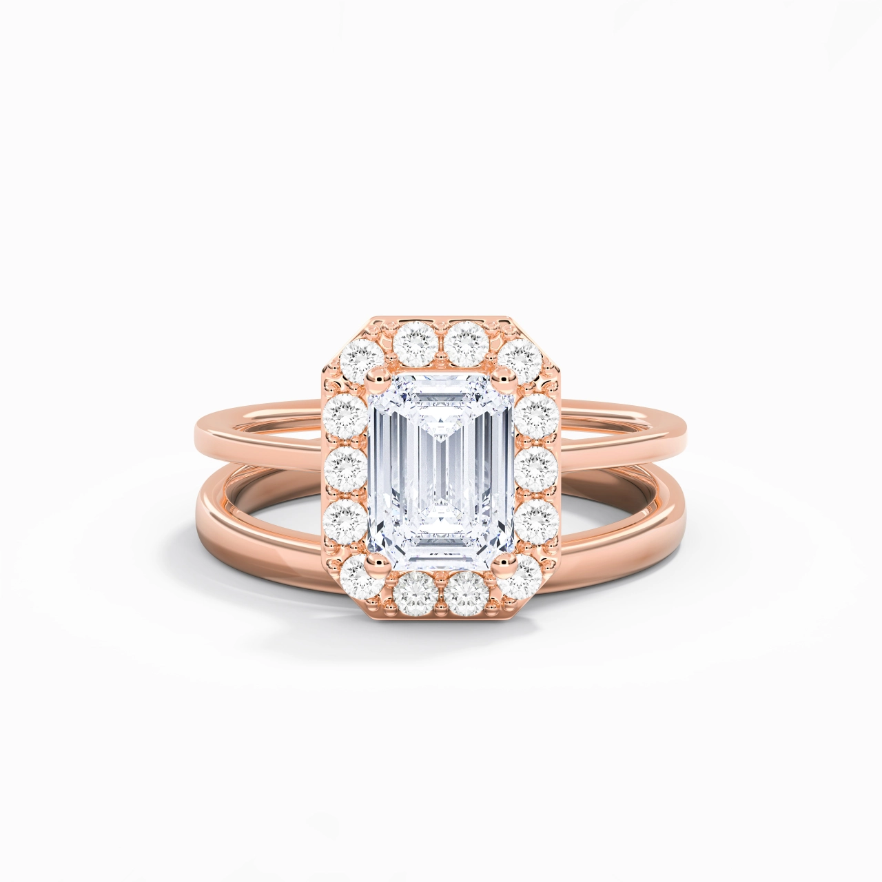 Plated Art Deco Bridal Set